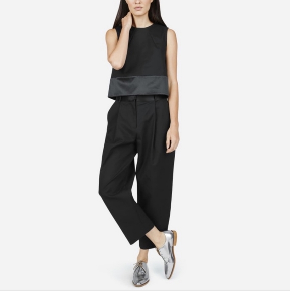 Everlane  E2 Shine Silver Modern Oxfords - Picture 15 of 16